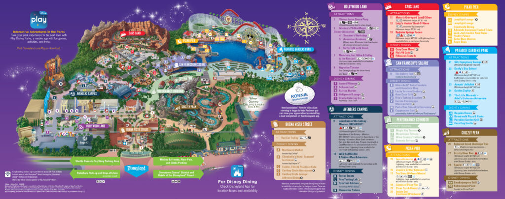 California Adventure Map - Kelly Does Life