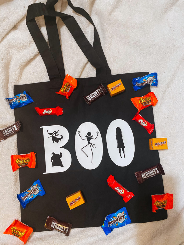 Spooky Nightmare Before Christmas DIY Tote Bag - Kelly Does Life